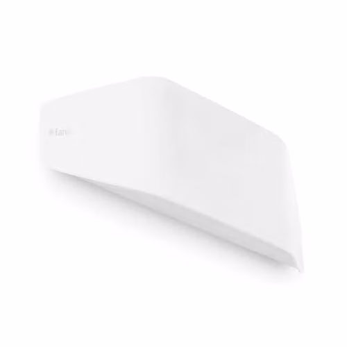 Netlighting Future Modern Rectangular Outdoor Wall Light White IP44 E27
