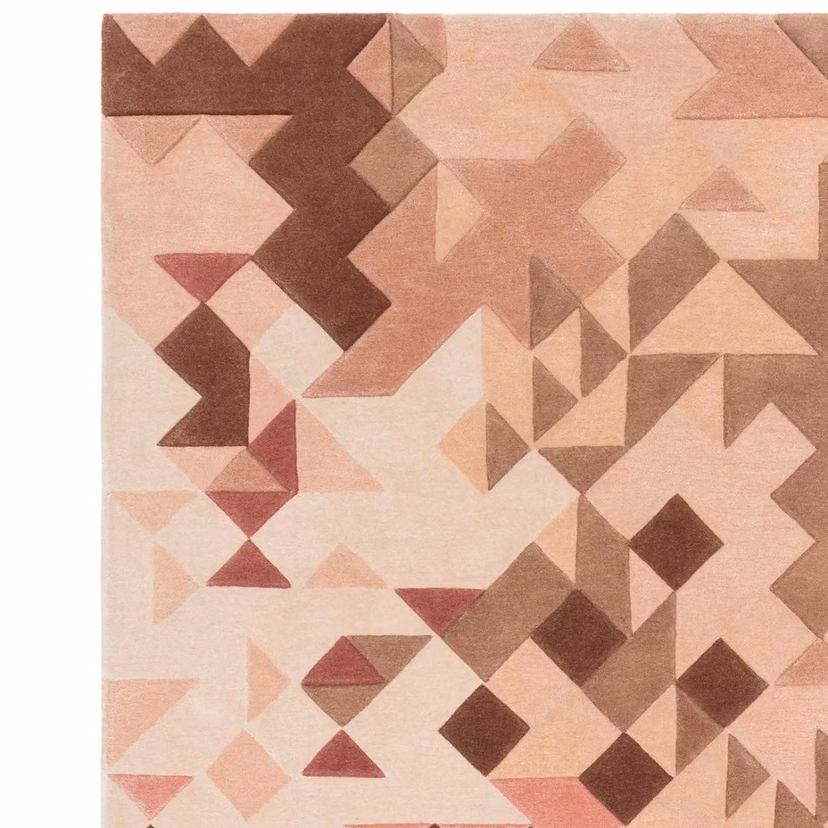 The Rug Shop UK Modern Geometric Multicolour Handmade Area Rug, W: 160 cm, L: 230 cm – 2