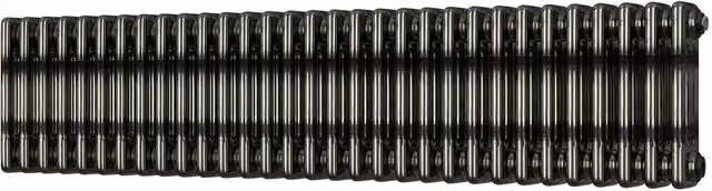 Alpha Raw Metal 3 Column Radiator in Silver, H: 135.5 cm, W: 30 cm