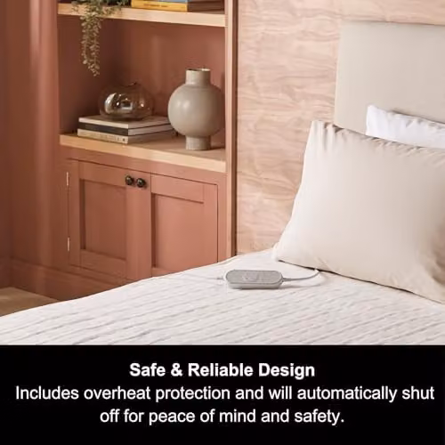 Morphy Richards EverCosy Heated Electric Under Blanket, White/Beige, W/D/H: 150 x 122 x 1 cm – 6
