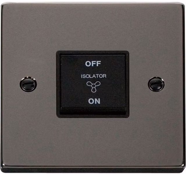 SE HOME Black Flush Switch Plate