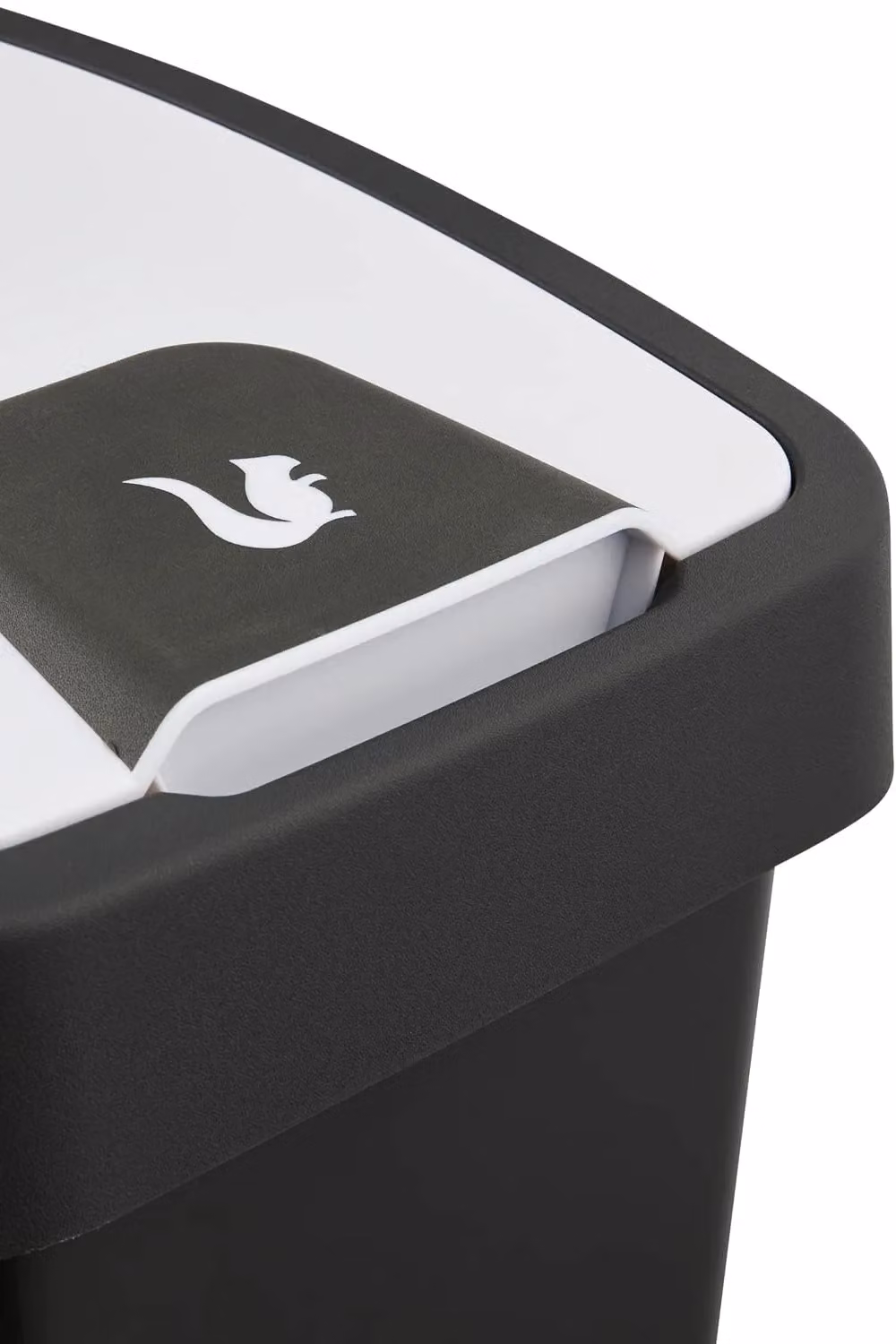 Keeeper Premium Waste Bin with Flip Lid, 25 Litre, Black or Grey – 3