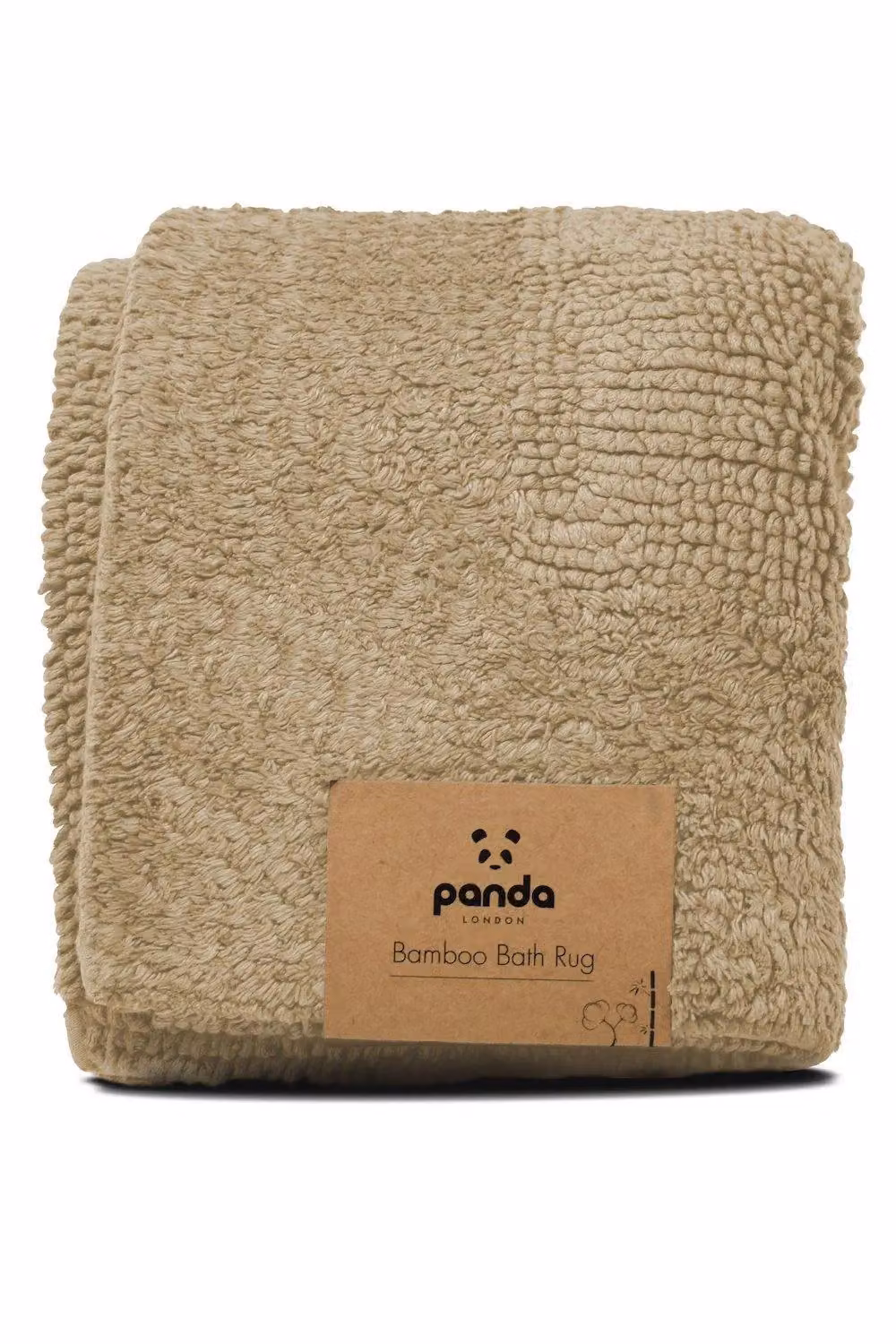 Panda London Antibacterial Bamboo and Cotton Bath Rug in Beige – 2