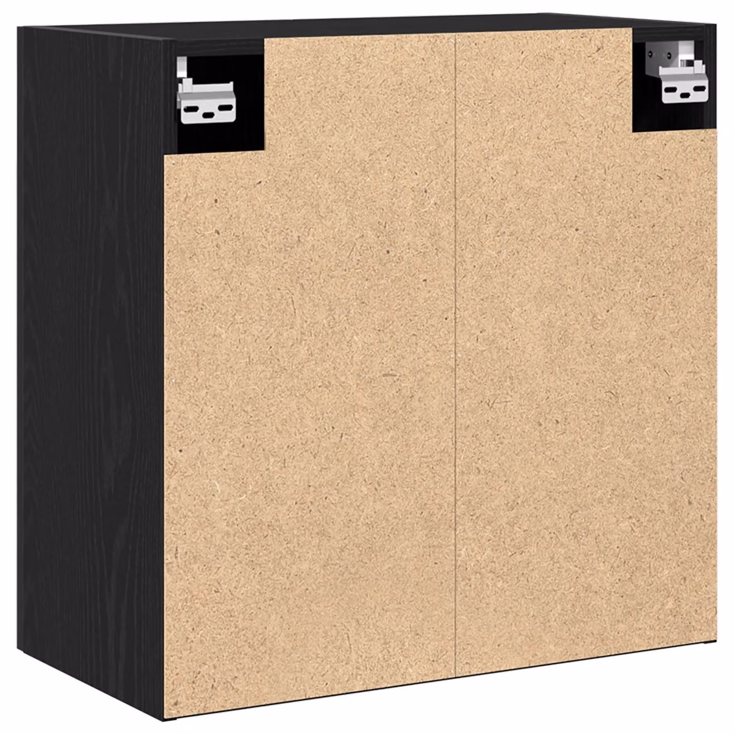 Berkfield Home Black and Gold Modern Wall Mounted Cabinet with Hinged Doors, W/D/H: 60 x 30 x 60 cm – 4