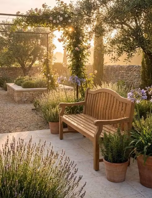 Royalcraft Maria Large 3-Seater Garden Bench in Natural Oiled Acacia Wood