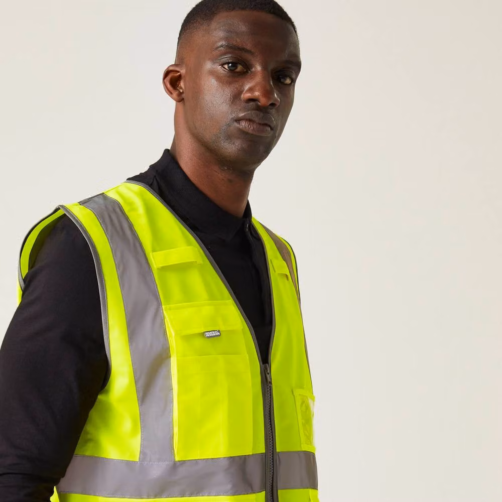 Regatta Men's Hi-vis Executive Vest in Yellow, Size: XL – 4