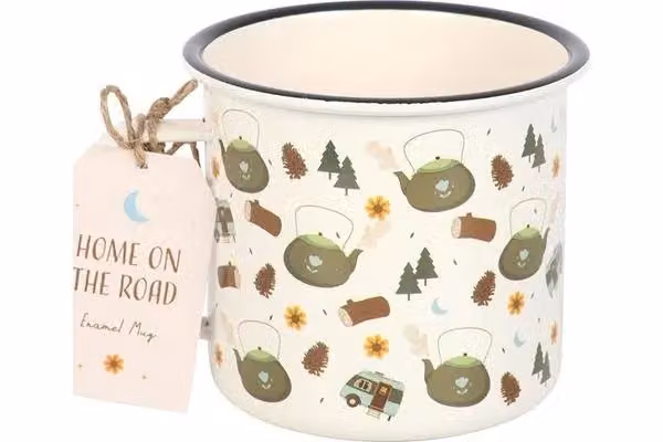 KDMD Enamel Camping Mug in White – 2