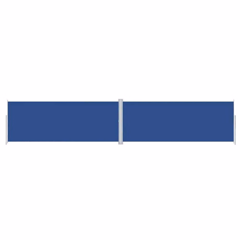 Berkfield Home Retractable Blue Side Awning with Motor, W/H: 1000 x 200 cm – 2