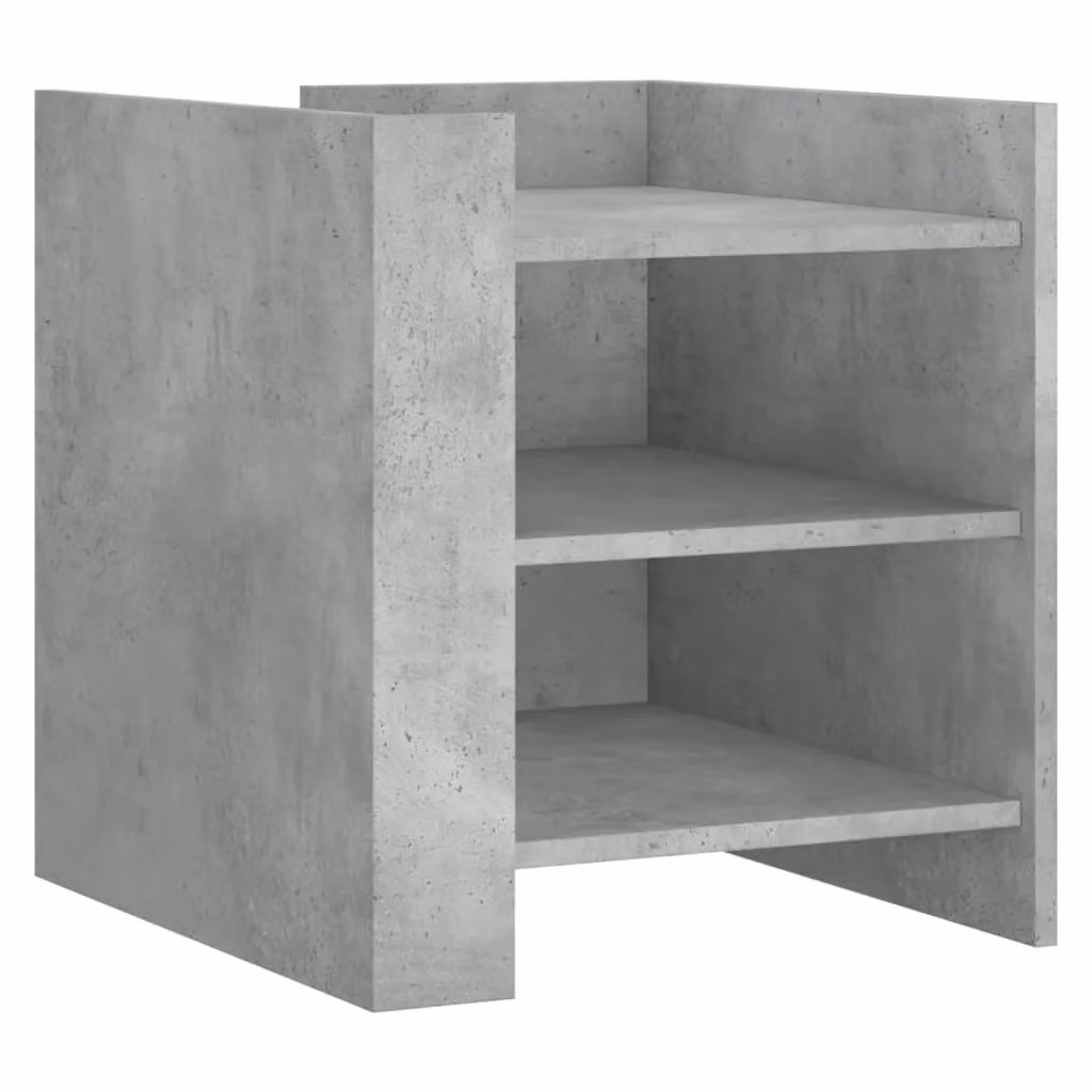 Berkfield Home Bedside Cabinet in Concrete Grey, W/D/H: 45 x 50 x 50 cm – 2