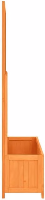 Berkfield Home Brown Solid Firwood Garden Trellis Planter W/D/H: 70 x 30 x 135 cm – 1