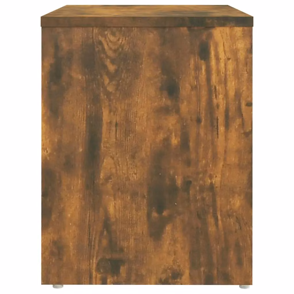 Berkfield Home Set of 2 Bed Cabinets in Smoked Oak Brown, W/D/H: 40 x 30 x 40 cm – 5