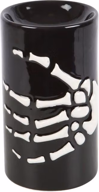 Something Different Skeleton Hand Oil Burner in Black