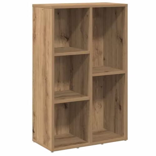 vidaXL Artisan Oak Book Cabinet in Brown, W/D/H: 50 x 25 x 80 cm