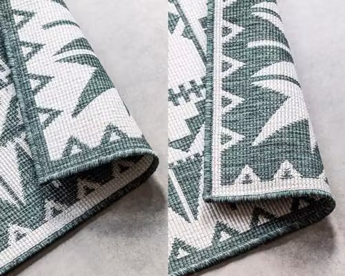 Elle Decoration Oriental Reversible Indoor and Outdoor Rug, Green, W: 160 cm, L: 230 cm – 4