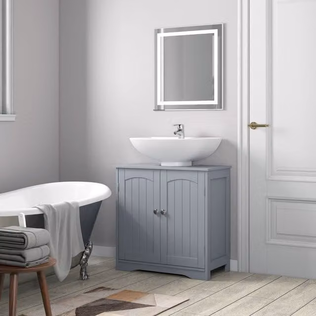 MCC Direct Colorado Grey Undersink Bathroom Cabinet with Internal Shelves