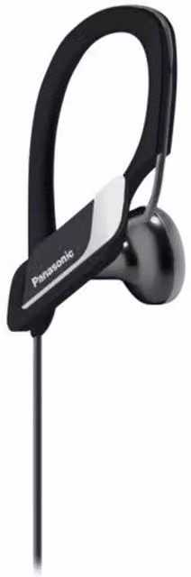 Panasonic RP-HS34E Water Resistant Sports In-Ear Headphones - Black