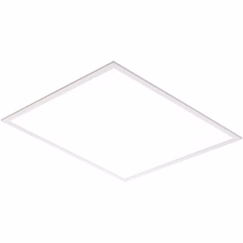 Loops Square Backlit LED Ceiling Panel Light, White, W/D: 59.5 x 59.5 cm, 40W Cool White