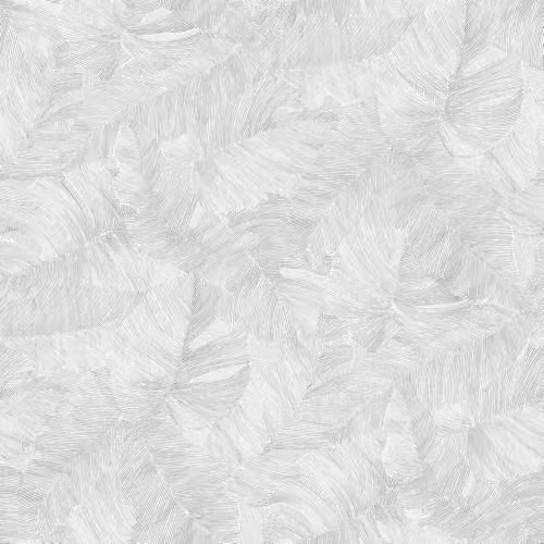 Grandeco Vanavara Monstera Leaf Textured Botanical Wallpaper in White