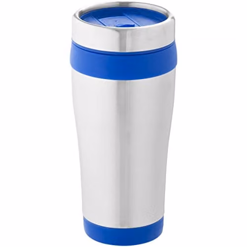 Bullet Elwood Insulated Stainless Steel Tumbler, 470 ml, Silver/Blue – 1