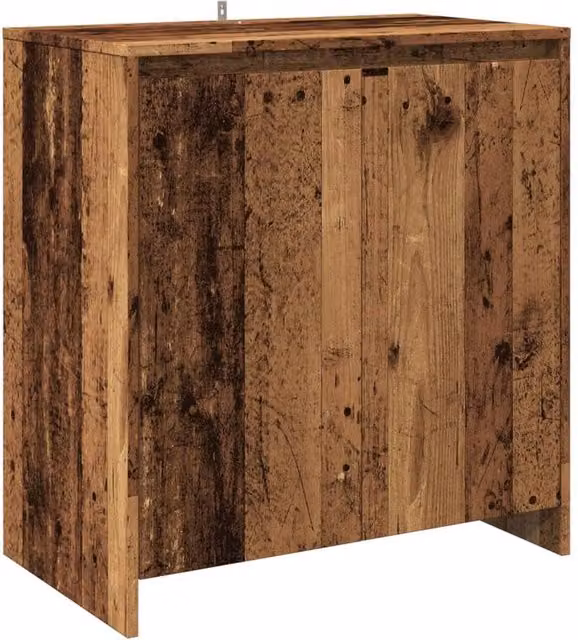 Berkfield Home Rustic Old Wood Sideboard in Brown, W/D/H: 70 x 41 x 75 cm