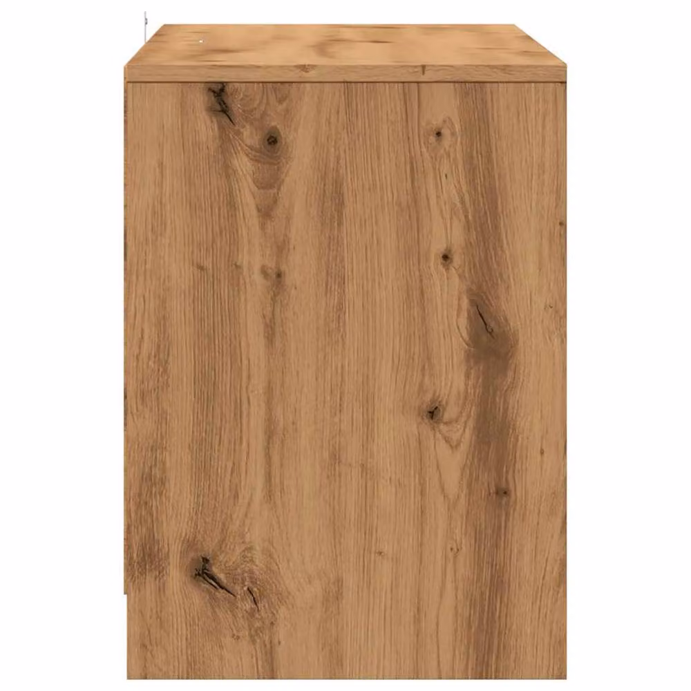 Berkfield Home Artisan Oak TV Cabinet in Brown, W: 102 cm, D: 37.5 cm, H: 52.5 cm – 4