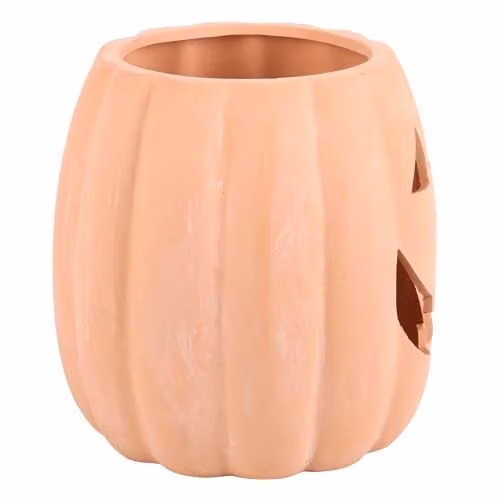 Something Different Wholesale Orange Ceramic Cut Out Pumpkin Tabletop Decoration, 25 cm