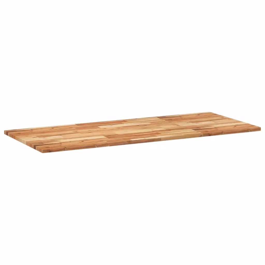 Berkfield Home Solid Wood Acacia Desk Top in Brown, W/D/H: 120 x 60 x 2 cm – 2