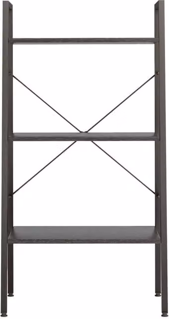 Berkfield Home Practical 3-Tier Standing Shelf, Black, W/D/H: 56 x 35 x 108 cm – 1