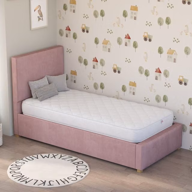 Aspire Kids Memory Foam Healthy Start Mattress with OEKO-TEX Fabric in White, W/D: 140 x 200 cm – 1