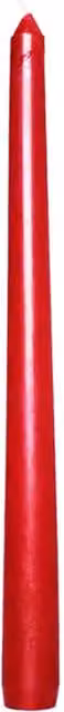 Prices Candles Venetian Red Taper Dinner Candles, Pack of 10 – 1