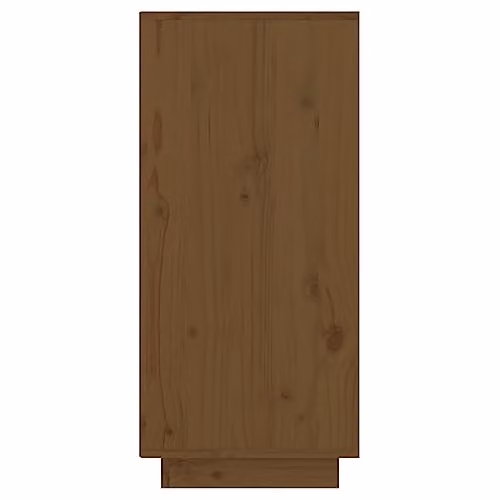 vidaXL Rustic Solid Wood Pine Console Cabinet, Brown, W: 60 cm, D: 34 cm, H: 75 cm – 3