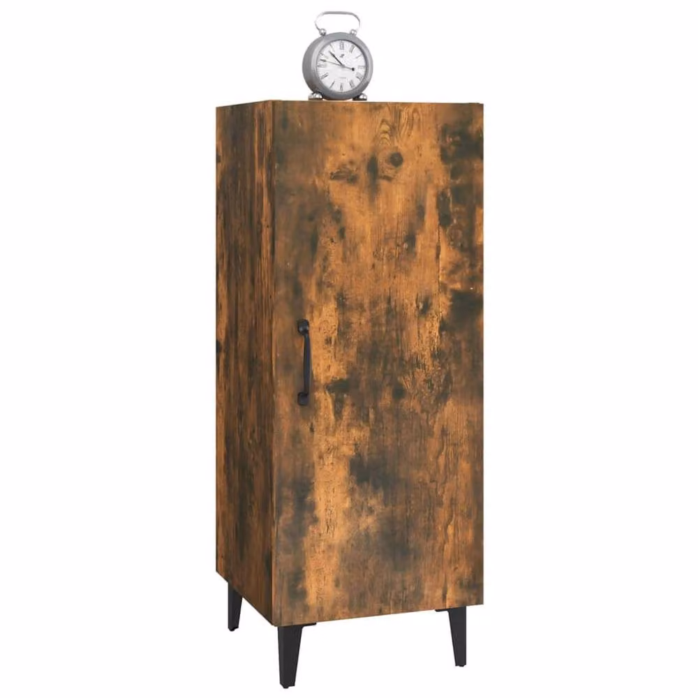 Berkfield Home Smoked Oak Sideboard in Brown, W/D/H: 34.5 x 34.5 x 90 cm – 3