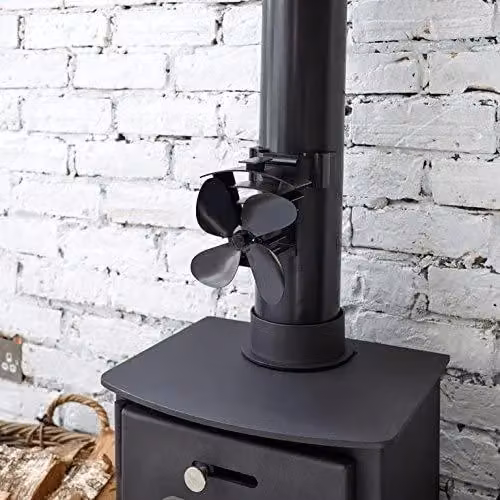 Vaillant Magnetic Flue Pipe Fan and Magnetic Stove Thermometer in Black – 4