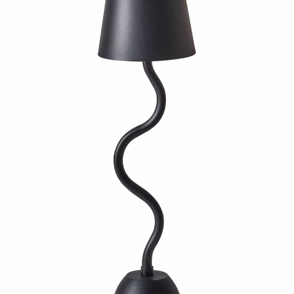 Wyld and Coco Black Metal Table Lamp with Wireless Charging, Touch Dimmer and USB Port – 2