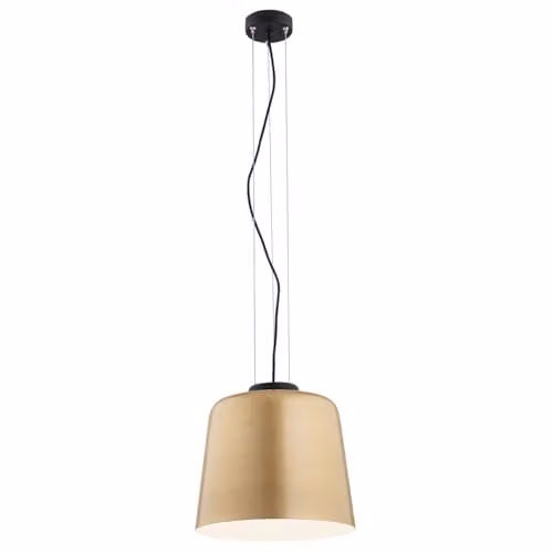 Netlighting Argon Berkley Dome Pendant Ceiling Light in Gold, White and Black – 1