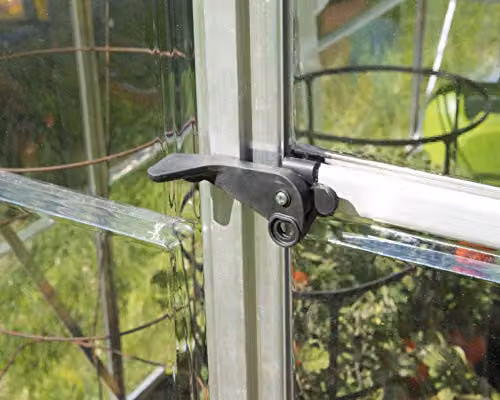 Canopia by Palram Clear as Glass Hybrid Greenhouse in Silver with Polycarbonate and Aluminium Construction – 4