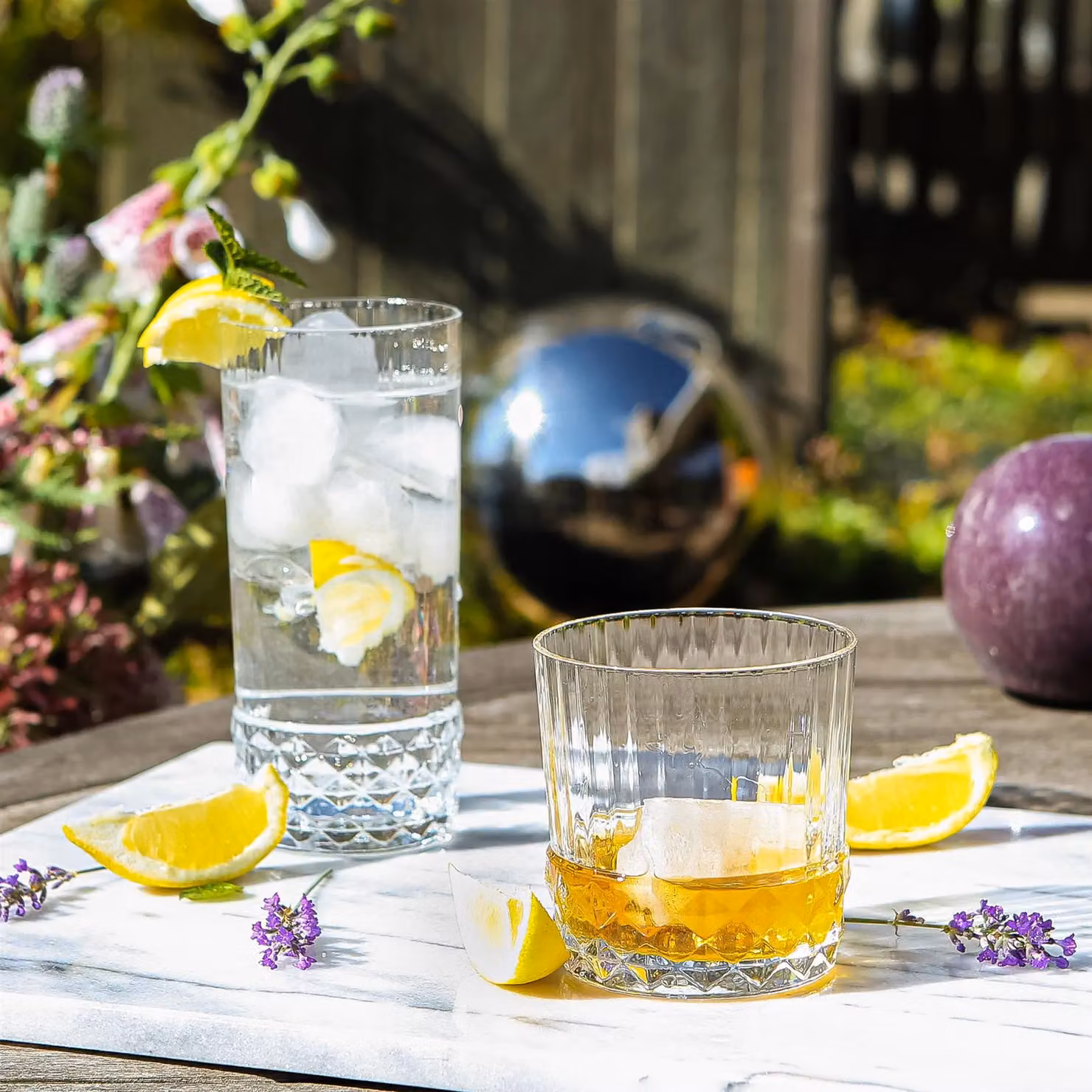 Bormioli Rocco America 20s Geometric Highball Tumbler Glasses, Clear, 400ml, Pack of 12 – 3