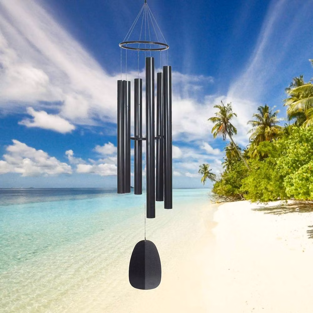 Woodstock Chimes Extra Large Outdoor Wind Chime, Black – 4