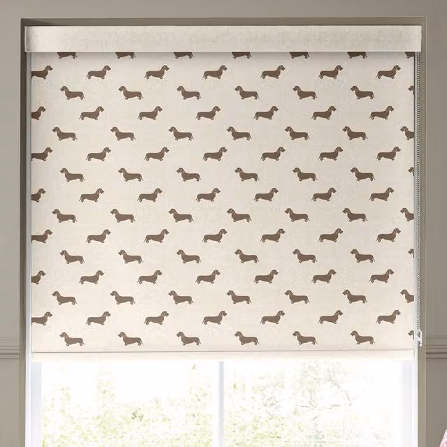 Emily Bond Basil Translucent Made to Measure Roller Blind in Stone