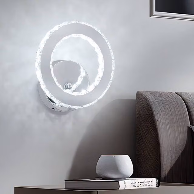 Pheashine Modern Round LED Ceiling Light, 16W, Black and Silver, 6500K Cool White, Diameter: 27 cm – 1