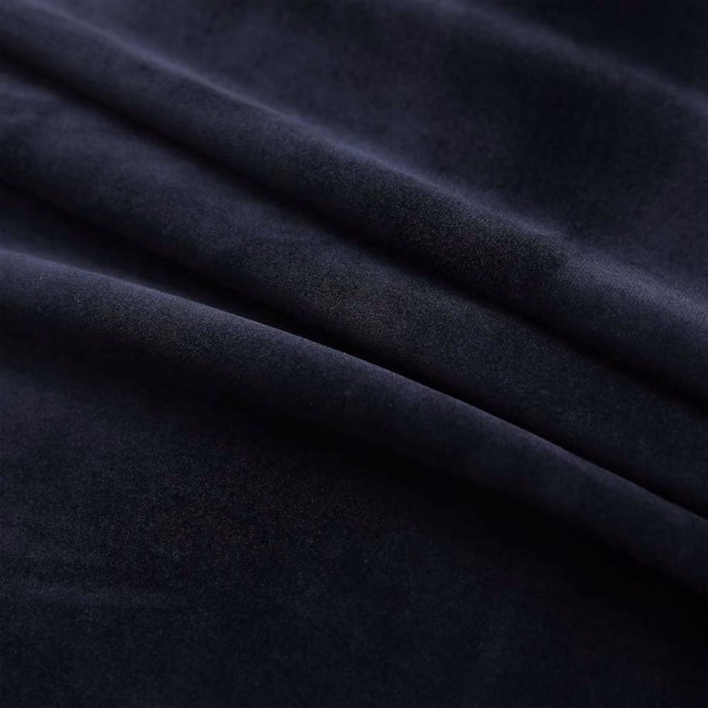 Berkfield Home Blackout Velvet Curtains with Eyelets, 2 Pack, Black, W: 140 cm, H: 245 cm – 4