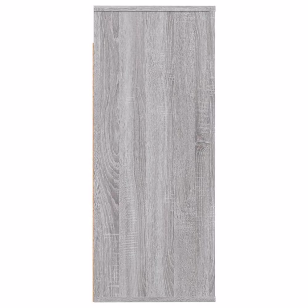 Berkfield Home Wall Cabinet in Grey Sonoma, W/D/H: 80 x 33 x 80 cm – 3