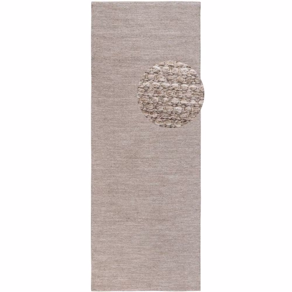 THE RUGS Delhi Handwoven Reversible Wool and Cotton Rug in Cream, W: 120 cm x L: 170 cm – 2
