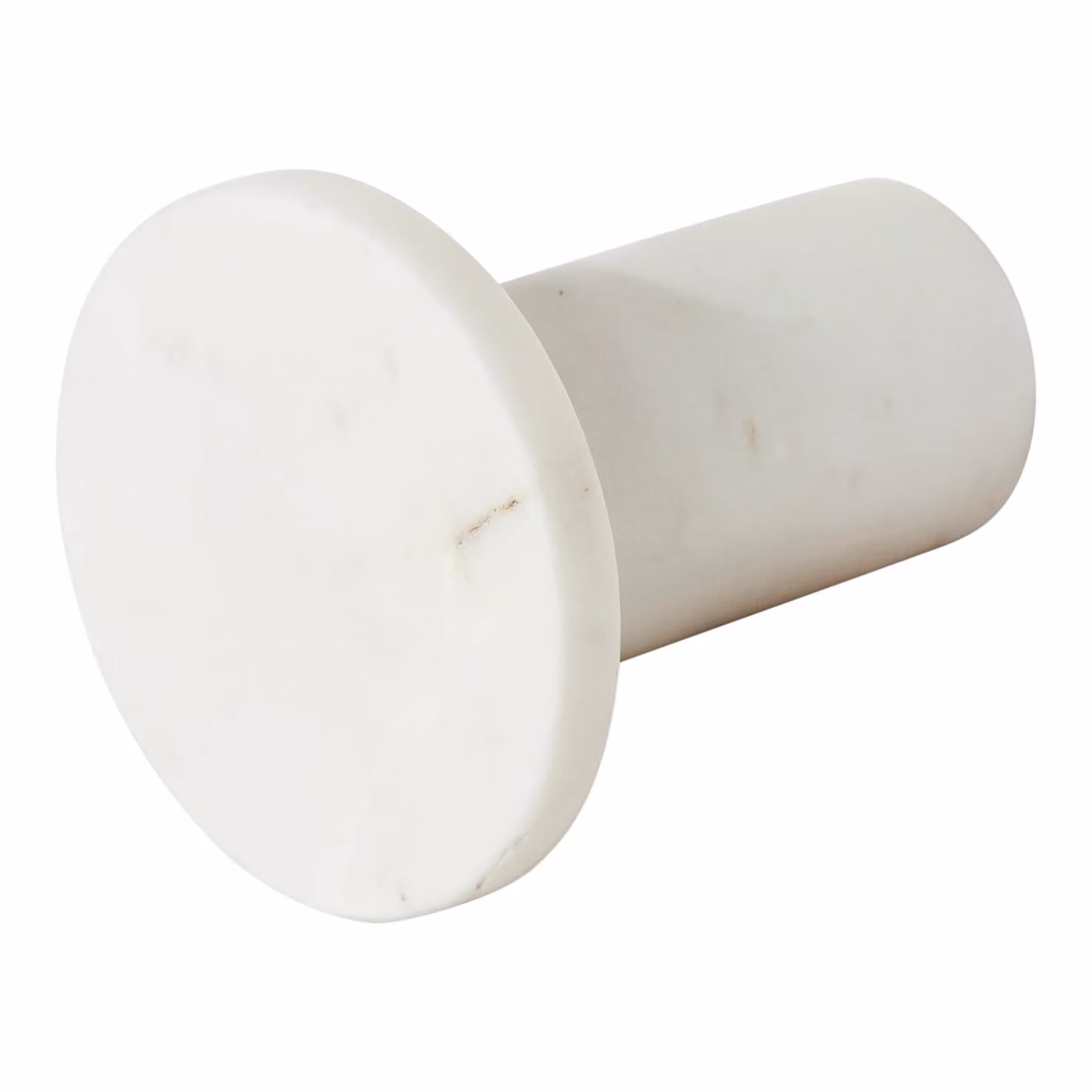 Dôme Deco White Stone Matt Wall Hanger with Distributed Point Hooks