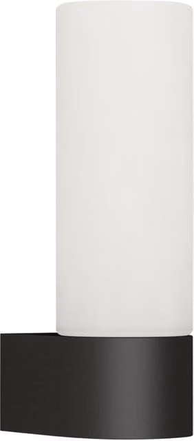 First Choice Lighting Koto Black IP44 Modern Glass Wall Light for Bathroom, Kitchen or Hallway – 1