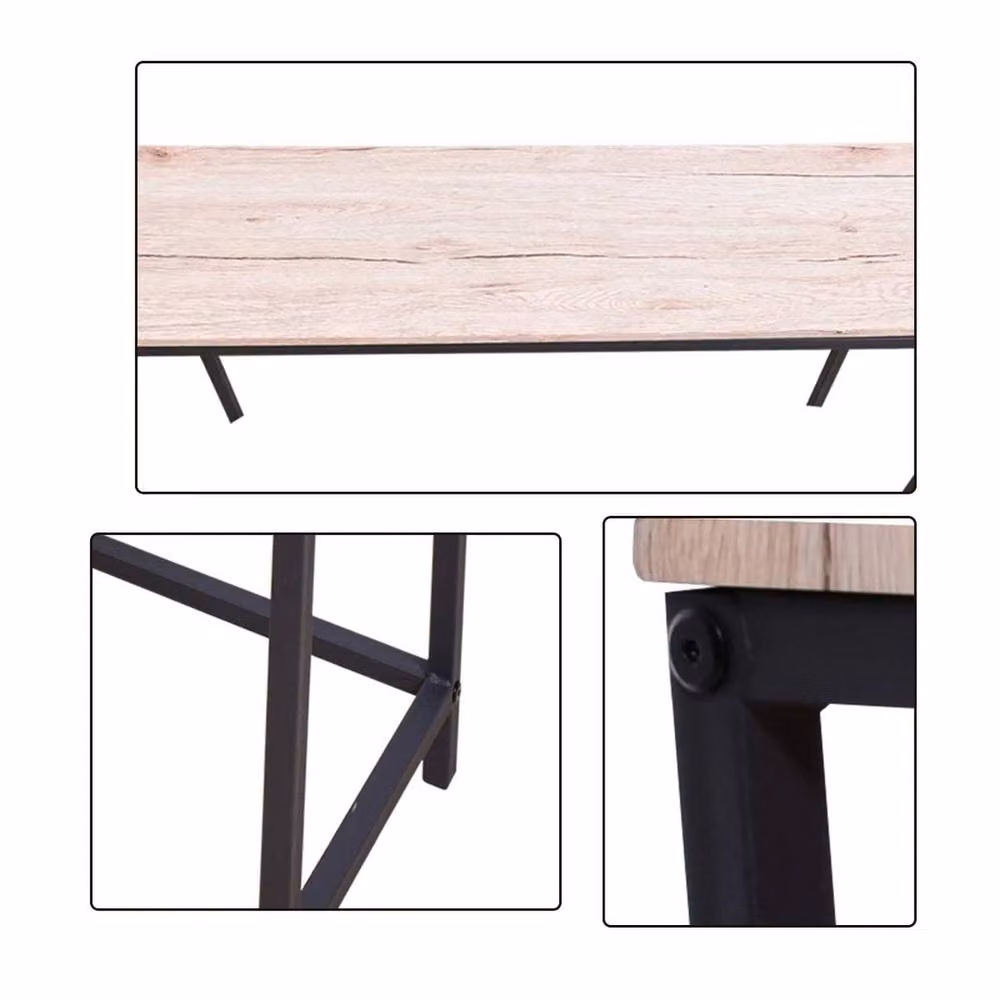 FORGEVIO Multicolour Industrial Metal Console Table and Computer Desk – 2