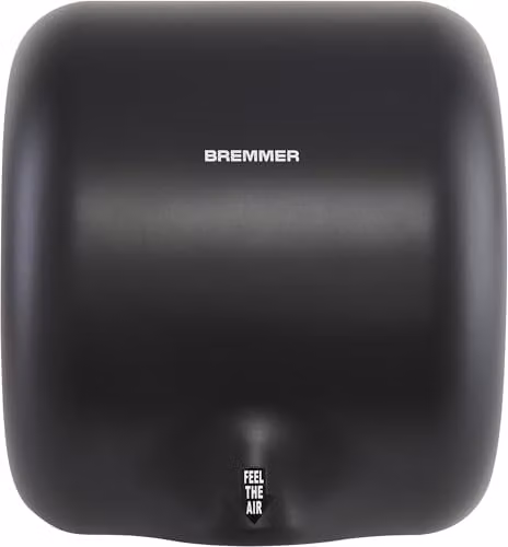 Bremmer Turbo Hand Dryer in Black or Silver