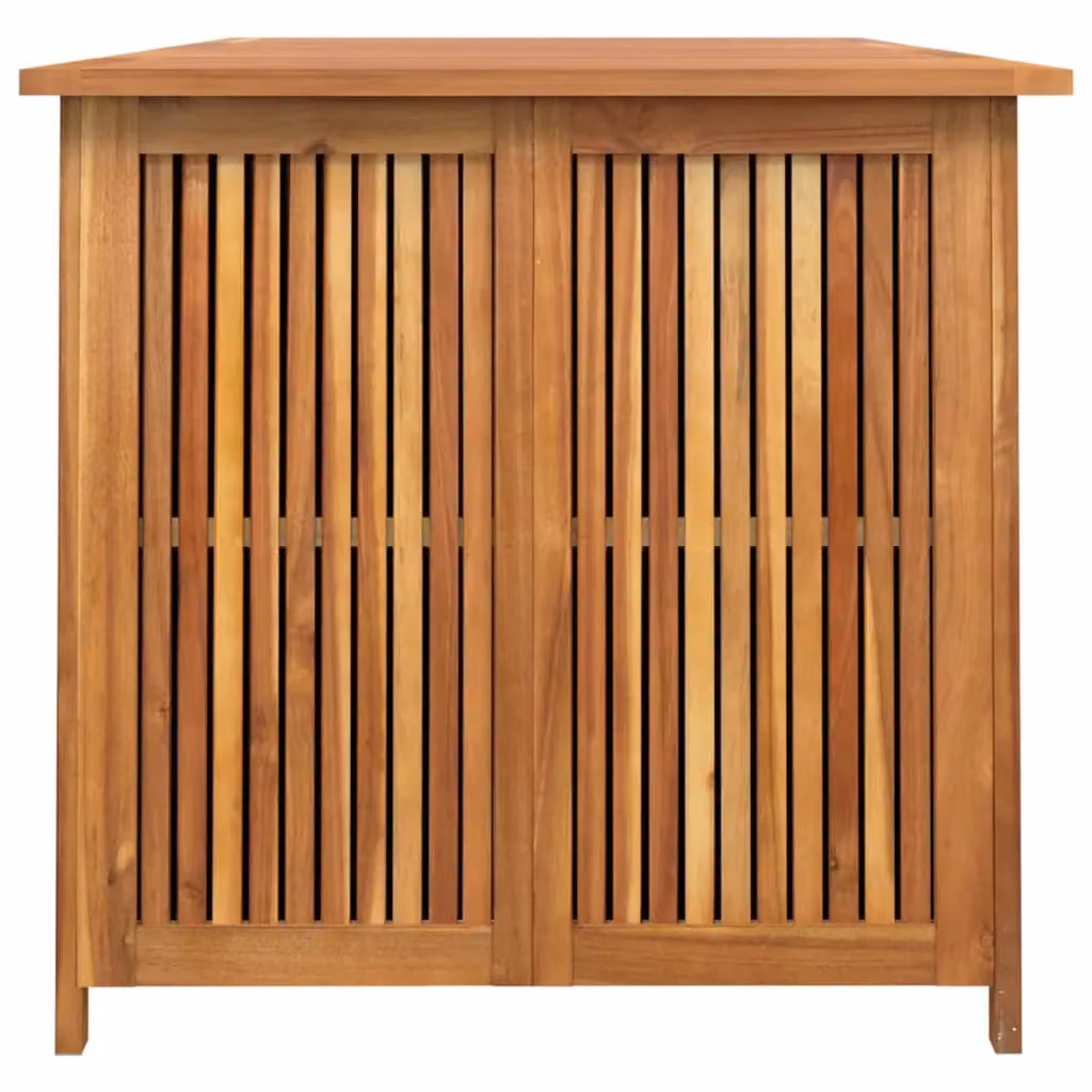 Berkfield Home Garden Storage Box in Brown Solid Acacia Wood W/D/H: 200 x 80 x 75 cm – 3