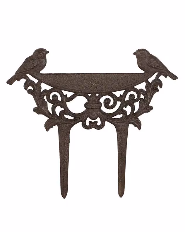 Dibor Cast Iron Outdoor Garden Combined Boot Brush and Scraper in Brown – 2