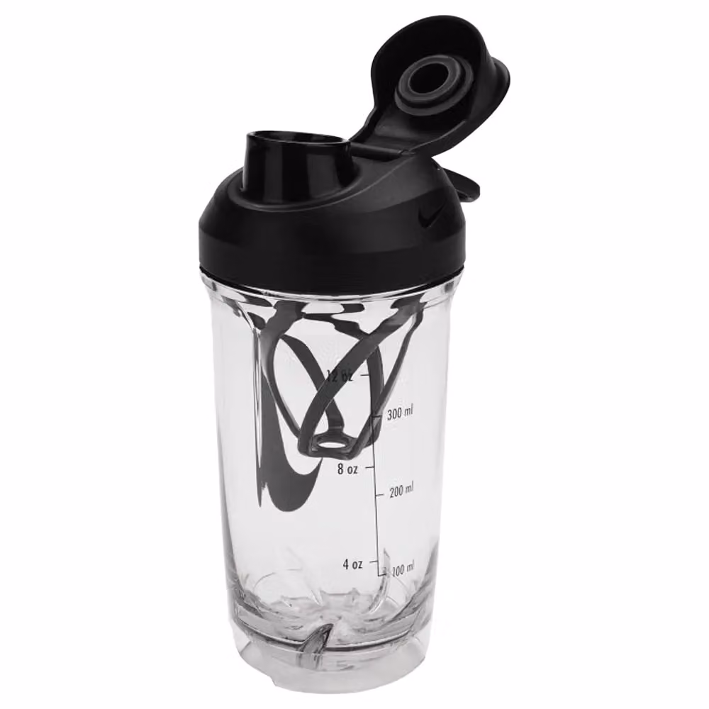 Nike Recharge Shaker Bottle in Black, 300 ml, Stainless Steel and Plastic, BPA-Free and Leakproof – 2